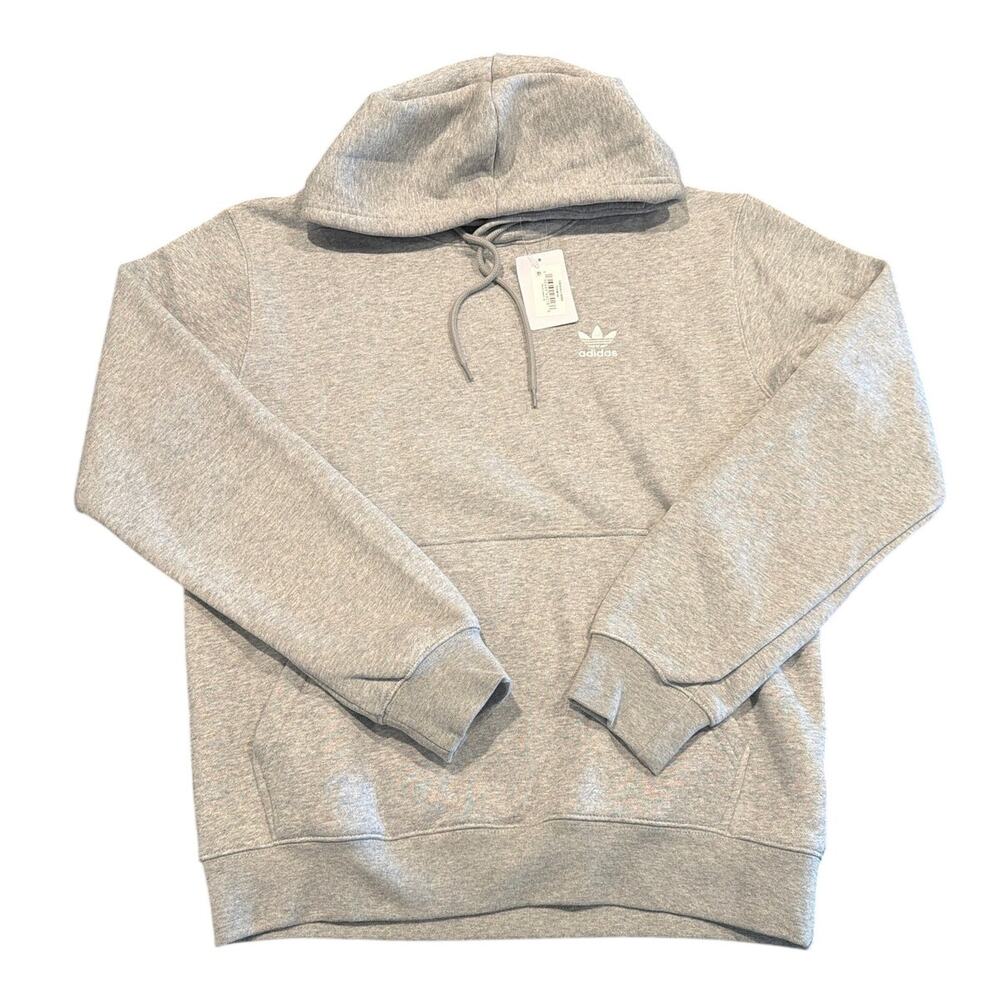NWT adidas Originals Essentials Hoodie, Gray, Men’s Medium